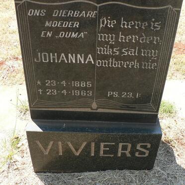 VIVIERS Johanna 1885-1963