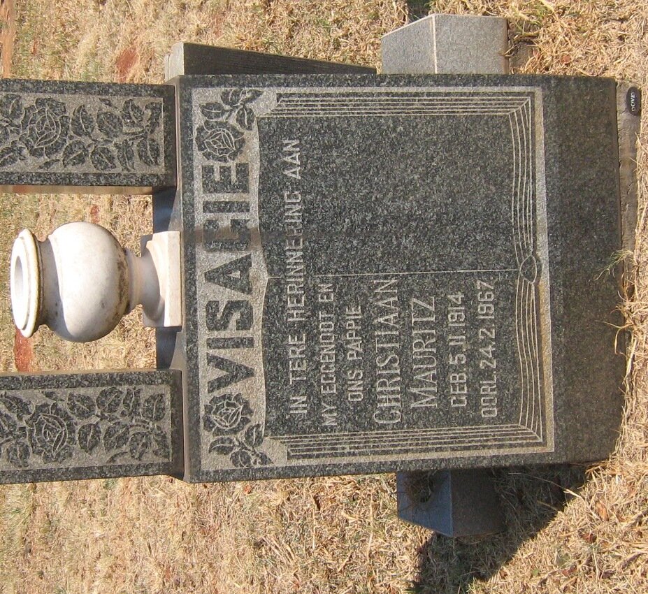 VISAGIE Christiaan Mauritz 1914-1967