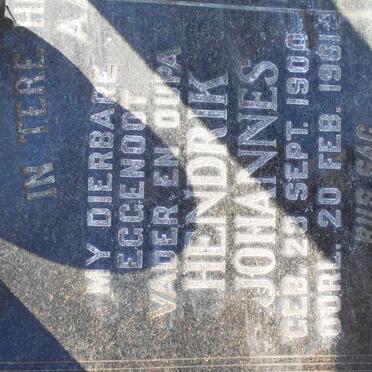 VICTOR Hendrik Johannes 1900-1961 &amp; Cornelia Francina 1903-1991