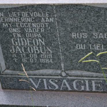 VISAGIE Gideon Jacobus 1919-1984