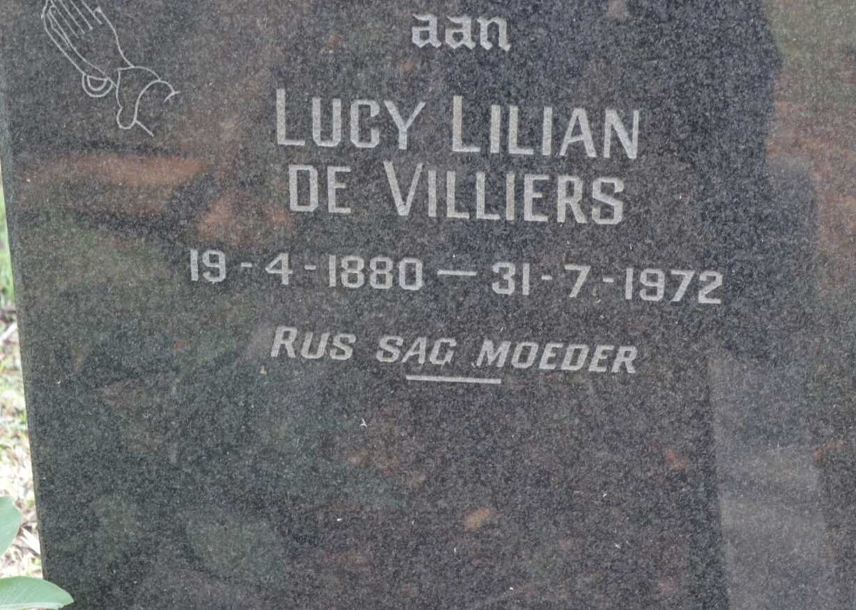 VILLIERS Lucy Lilian, de 1880-1972