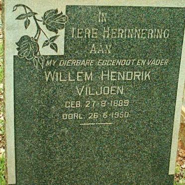 VILJOEN Willem Hendrik 1889-1950