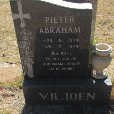 VILJOEN Pieter Abraham 1974-1974