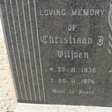VILJOEN Christiaan J. 1936-1974