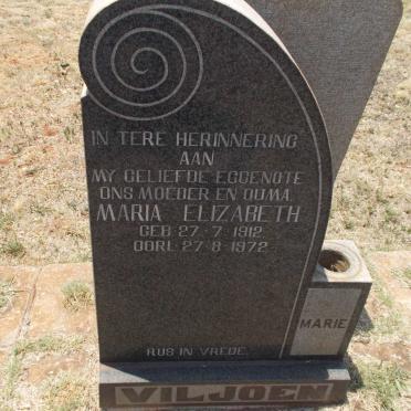 VILJOEN Maria Elizabeth 1912-1972