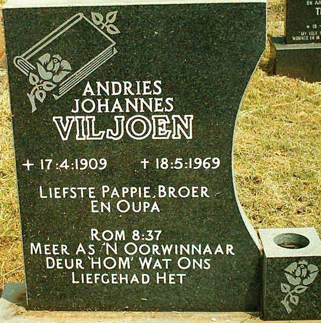VILJOEN Andries Johannes 1909-1969
