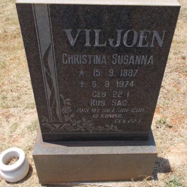 VILJOEN Christina Susanna 1887-1974