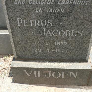 VILJOEN Petrus Jacobus 1927-1976