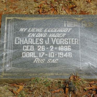 VORSTER Charles J. 1896-1948