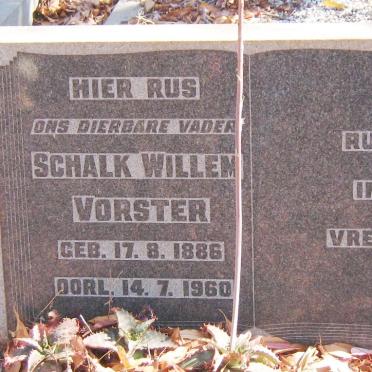 VORSTER Schalk Willem 1886-1960