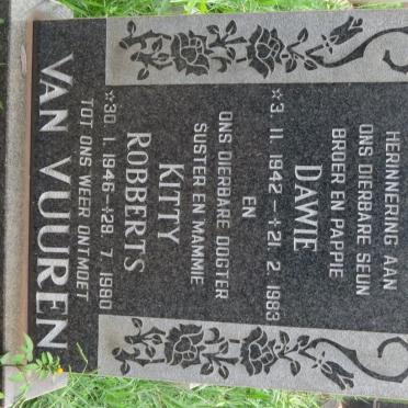 VUUREN Dawie, van 1942-1983 &amp; Kitty ROBBERTS 1946-1980