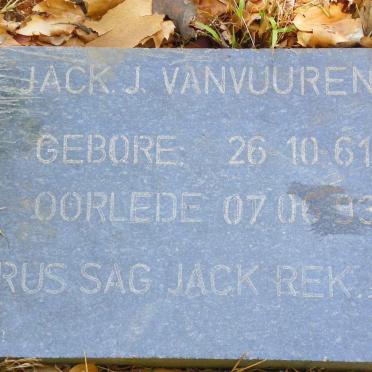 VUUREN Jack, Jansen van 1961-1993
