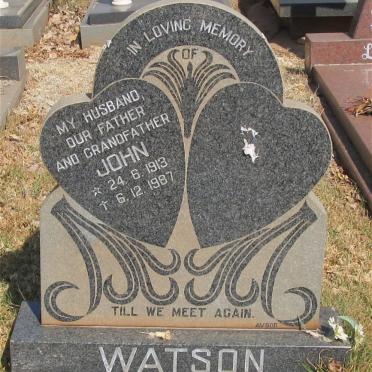 WATSON John 1913-1987