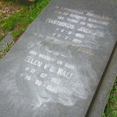 WALT Marthinus Jacobus, v.d. 1905-1977 &amp; Ellen 1912-1990