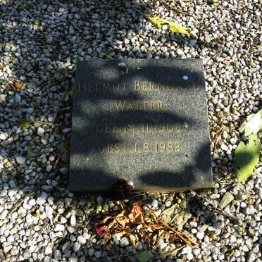 WALTER Helmut Bernhard 1908-1982