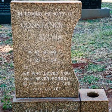 WALLACE Constance Sylvia 1949-1984