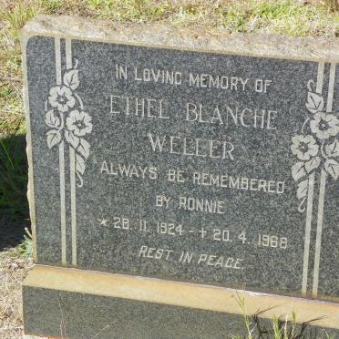 WELLER Ethel Blanche 1924-1968