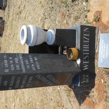 WESTHUIZEN Magdalena Cornelia, van der 1917-1973 :: VAN DER WESTHUIZEN Hermanus Petrus 1937-1999