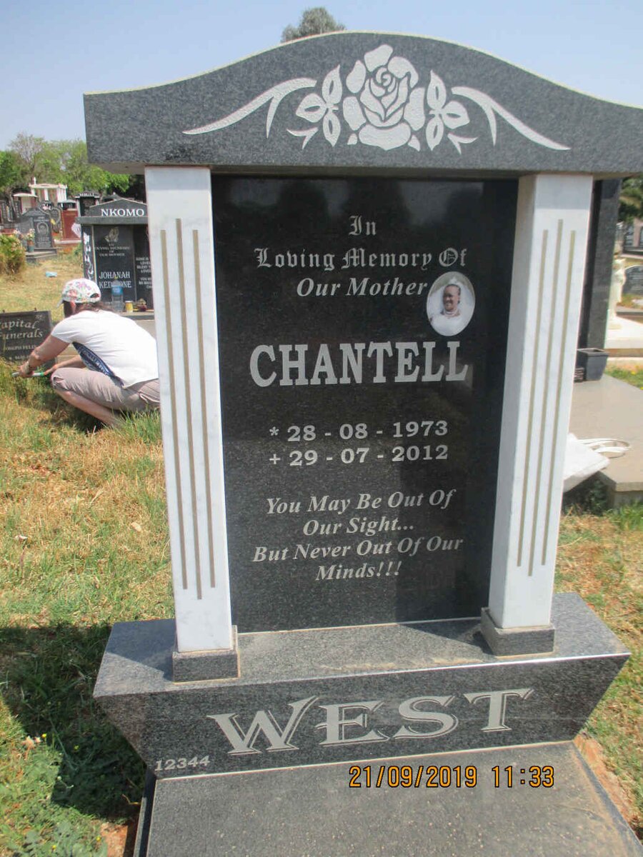 WEST Chantell 1973-2012