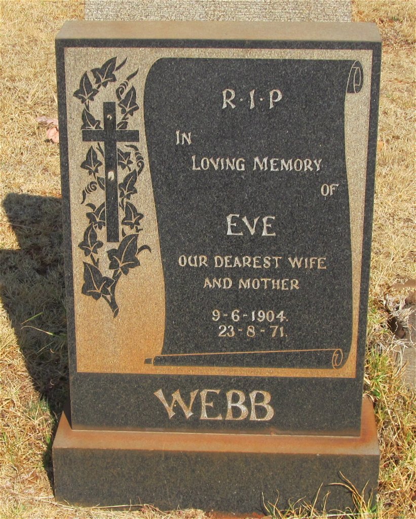 WEBB Eve 1904-1971