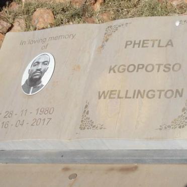 WELLINGTON Phetla Kgopotso 1980-2017