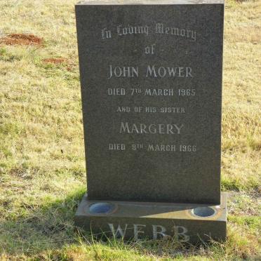 WEBB John Mower -1965 :: WEBB Margery -1966