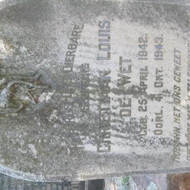 WET Christiaan Louis, de 1942-1943