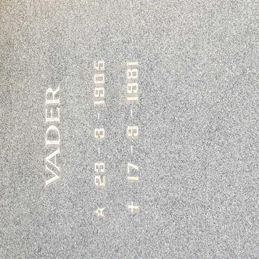 WESTHUIZEN Vader, van der 1905-1981