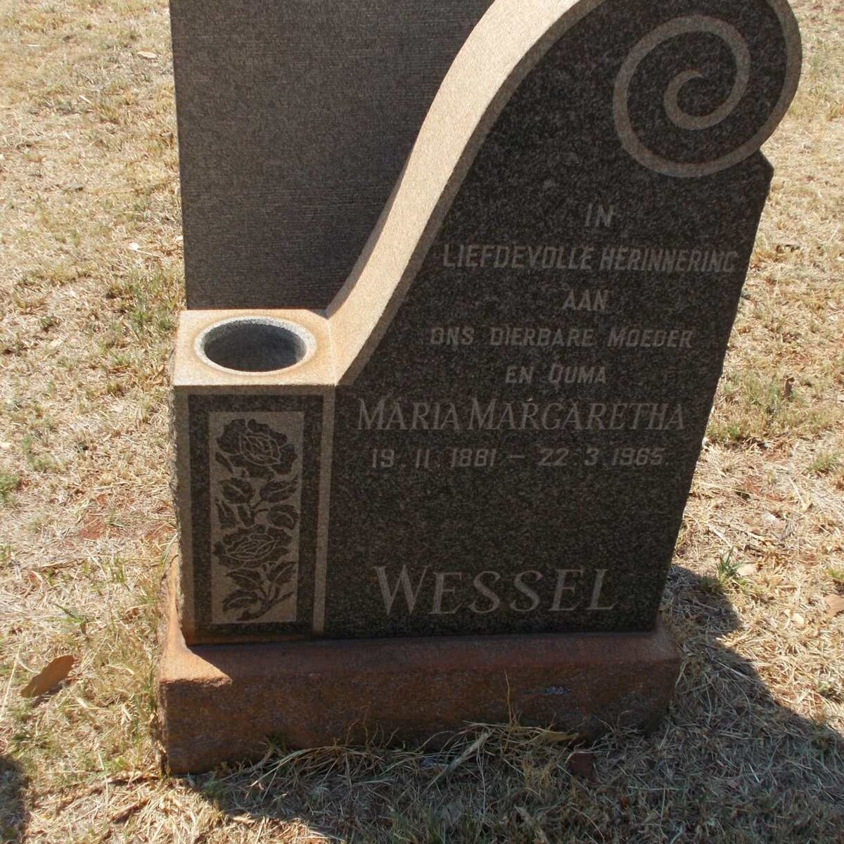 WESSEL Maria Margaretha 1881-1965