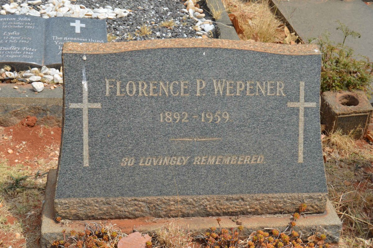 WEPENER Florence P. 1892-1959