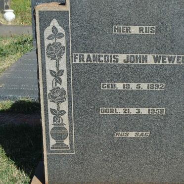 WEWEGE Francois John 1892-1958