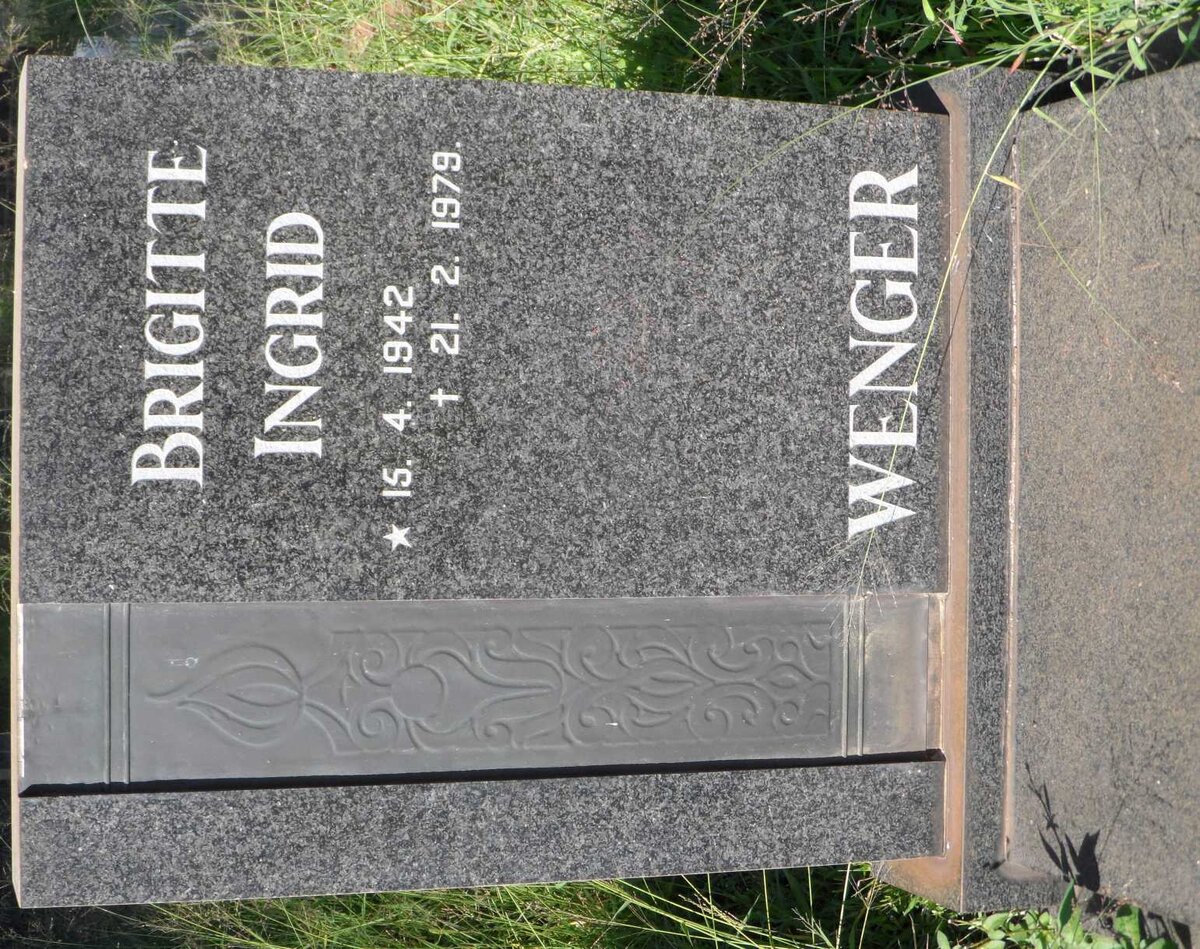 WENGER Brigitte Ingrid 1942-1979