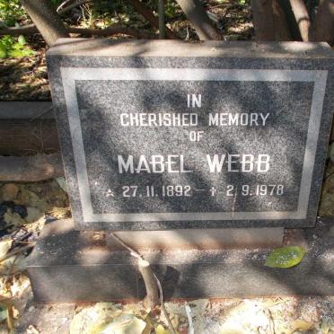 WEBB Mabel 1892-1978
