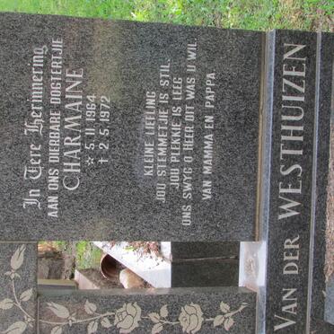 WESTHUIZEN Charmaine, van der 1964-1972
