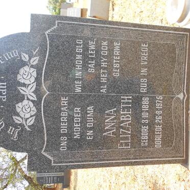 WESTHUIZEN Anna Elizabeth, v.d. 1886-1975