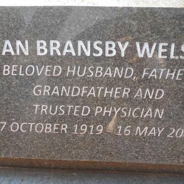 WELSH Ian Bransby 1919-2007