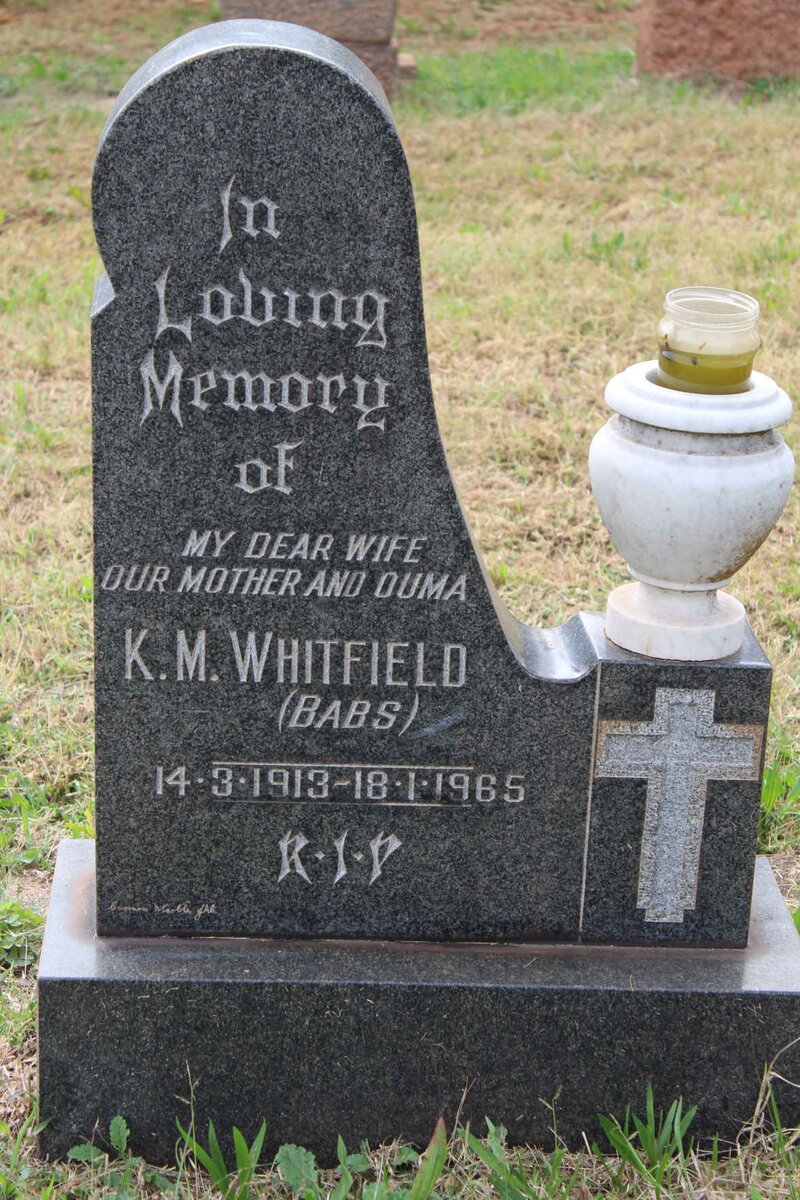 WHITFIELD K.M. 1913-1965