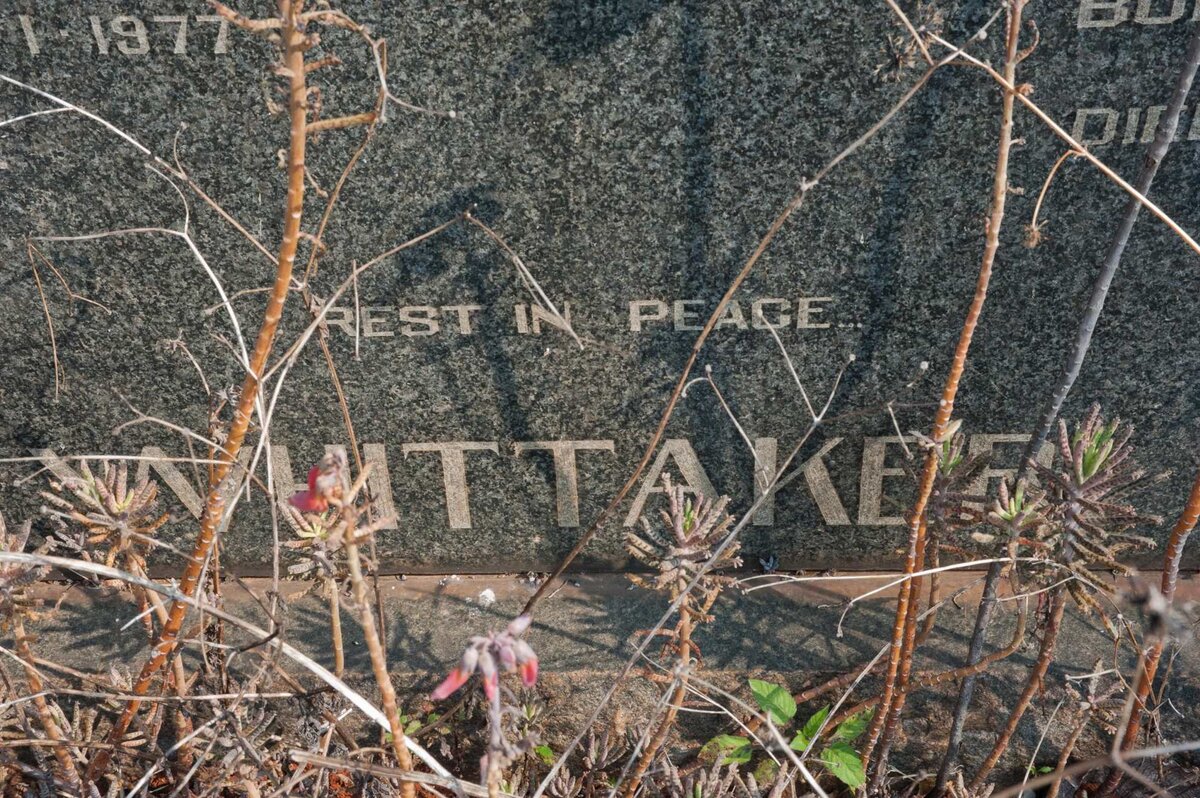 WHITTAKER Walter Joseph 1900-1977 &amp; Gladys Mabel 1912-1962