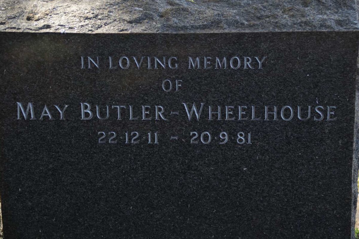 WHEELHOUSE May, BUTLER 1911-1981