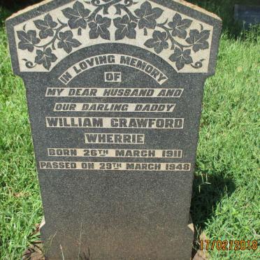 WHERRIE William Crawford 1911-1948