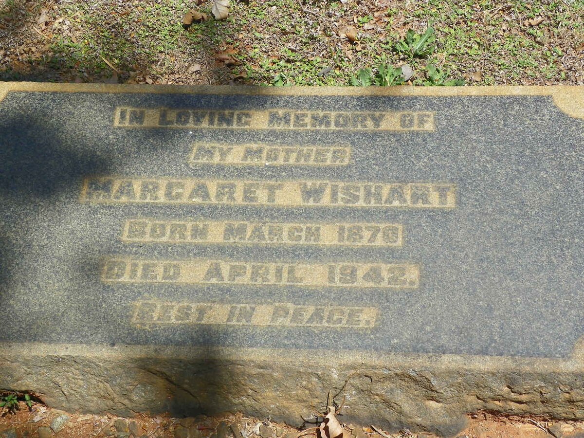 WISHART Margaret 1870-1942