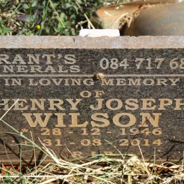 WILSON Henry Joseph 1946-2014