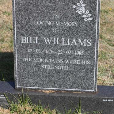 WILLIAMS Bill 1926-1985