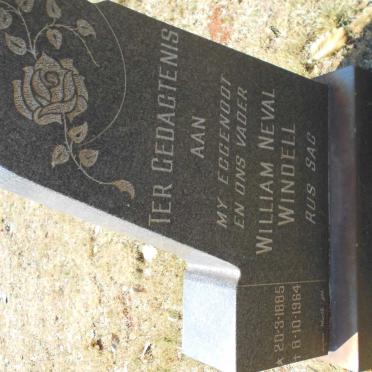 WINDELL William Neval 1885-1964