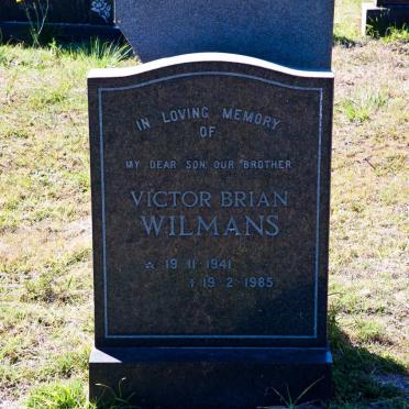 WILMANS Victor Brian 1941-1985