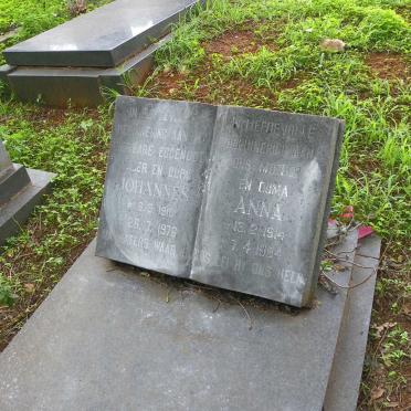 WIELLIGH Johannes, von 1910-1976 &amp; Anna 1914-1984