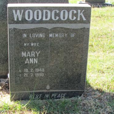WOODCOCK Mary Ann 1948-1990