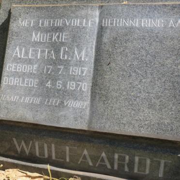 WOLFAARDT Aletta C.M. 1917-1970