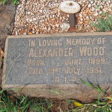 WOOD Alexander 1889-1951