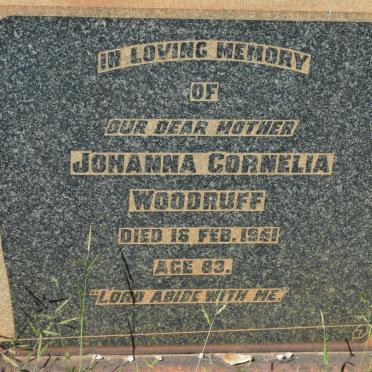 WOODRUFF Johanna Cornelia -1951